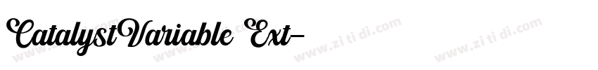 CatalystVariable Ext字体转换 CatalystVariable Ext字体转换